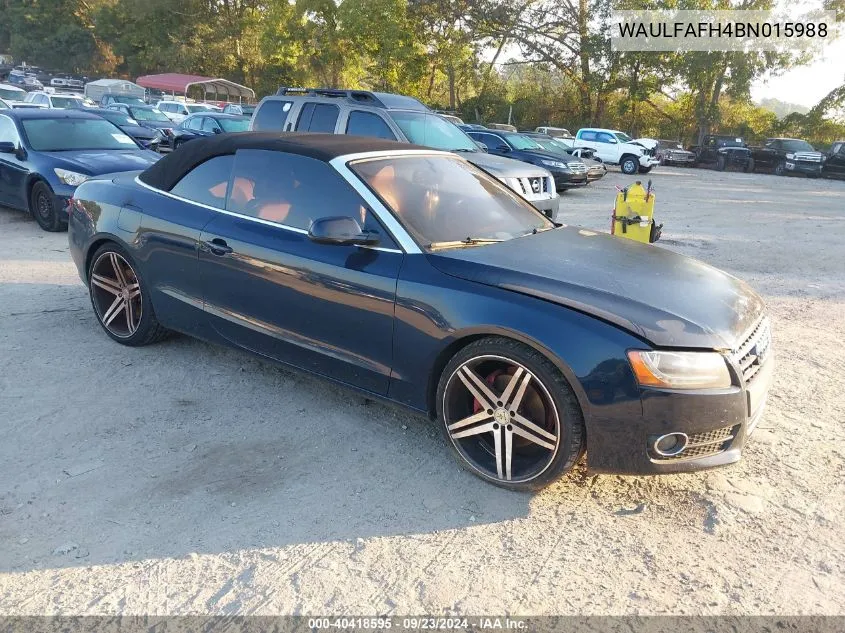 WAULFAFH4BN015988 2011 Audi A5 2.0T Premium