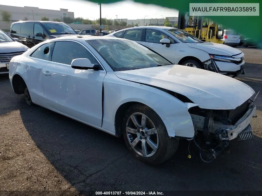 WAULFAFR9BA035895 2011 Audi A5 2.0T Premium