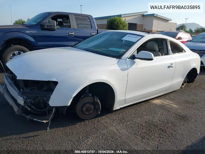 WAULFAFR9BA035895 2011 Audi A5 2.0T Premium