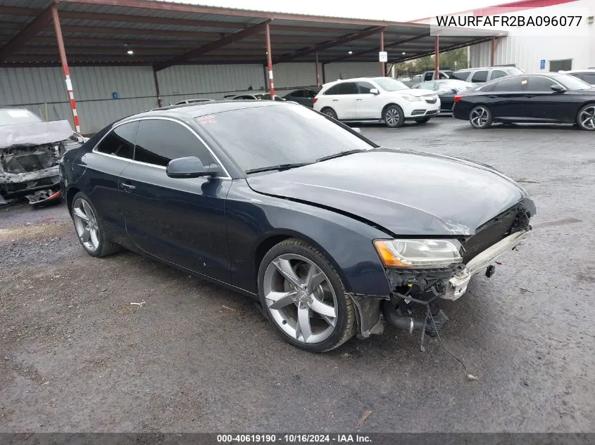 WAURFAFR2BA096077 2011 Audi A5 2.0T Premium