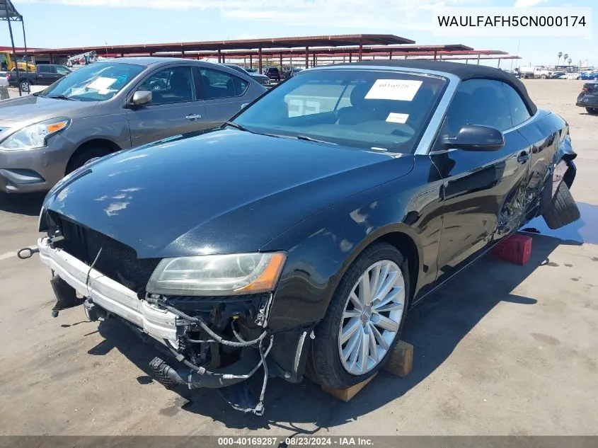 WAULFAFH5CN000174 2012 Audi A5 2.0T Premium