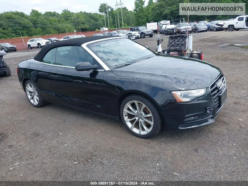 WAULFAFH0DN000875 2013 Audi A5 2.0T Premium