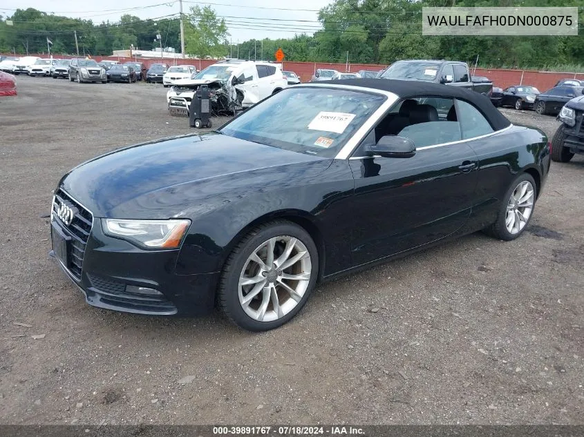 WAULFAFH0DN000875 2013 Audi A5 2.0T Premium