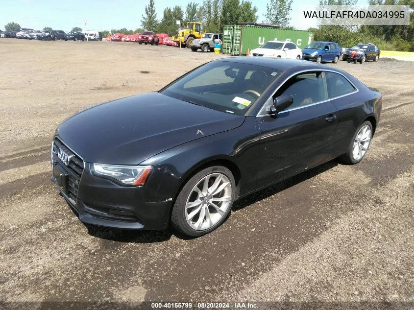 WAULFAFR4DA034995 2013 Audi A5 2.0T Premium