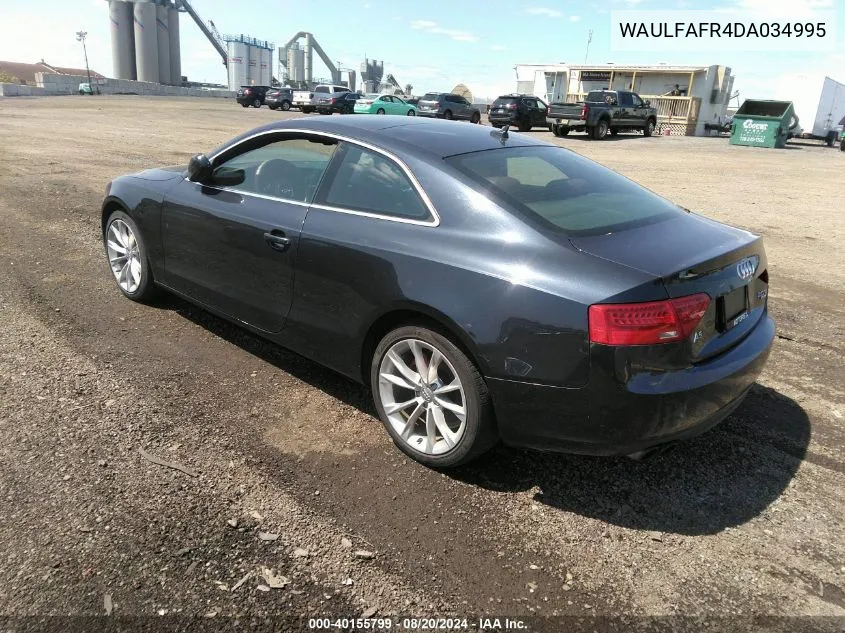 WAULFAFR4DA034995 2013 Audi A5 2.0T Premium