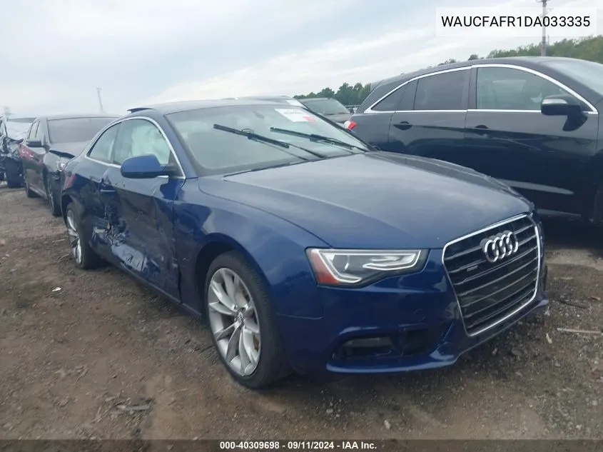 WAUCFAFR1DA033335 2013 Audi A5 2.0T Premium