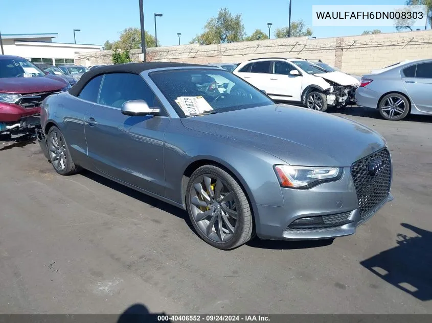 WAULFAFH6DN008303 2013 Audi A5 2.0T Premium