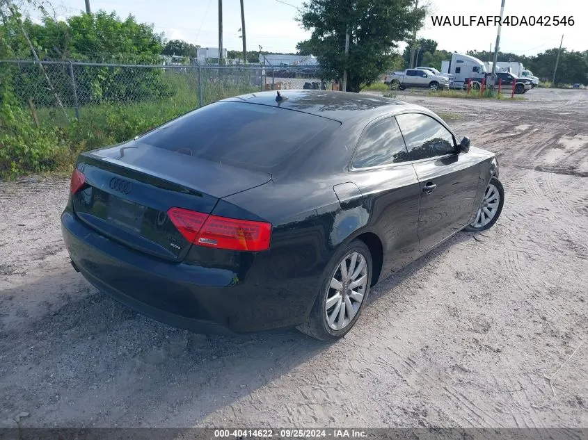 2013 Audi A5 2.0T Premium VIN: WAULFAFR4DA042546 Lot: 40414622