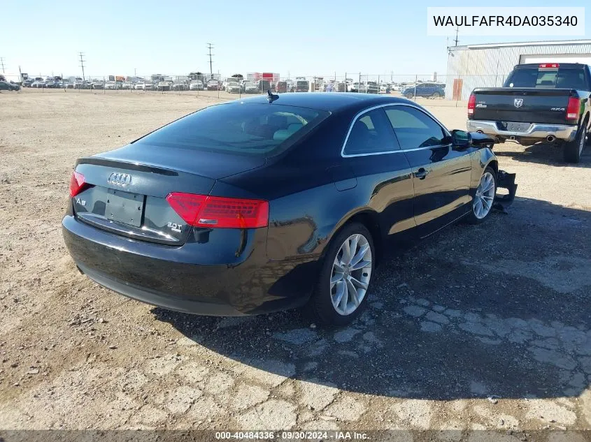 WAULFAFR4DA035340 2013 Audi A5 2.0T Premium