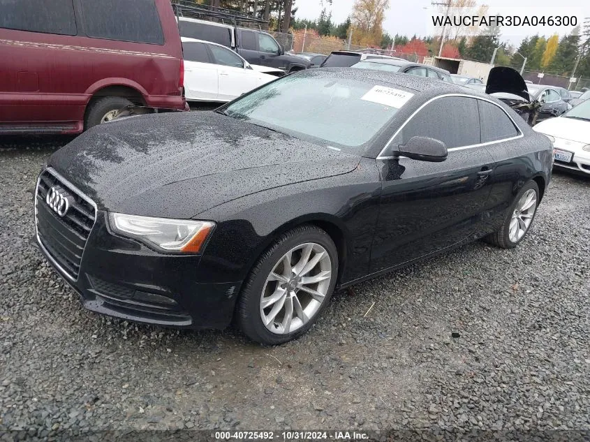 2013 Audi A5 2.0T Premium VIN: WAUCFAFR3DA046300 Lot: 40725492