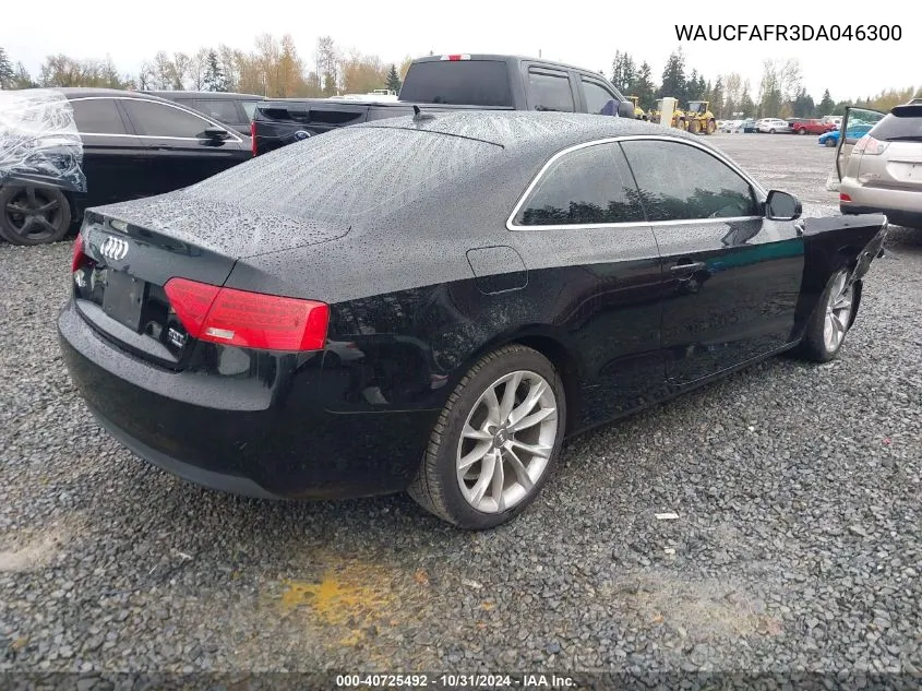 2013 Audi A5 2.0T Premium VIN: WAUCFAFR3DA046300 Lot: 40725492