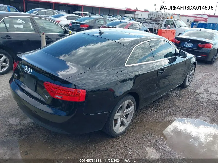 2013 Audi A5 2.0T Premium VIN: WAURFAFR8DA014596 Lot: 40784313