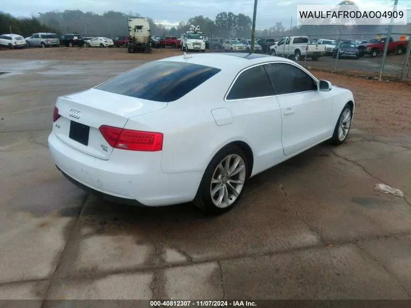 WAULFAFRODAOO4909 2013 Audi A5 2.0T Premium