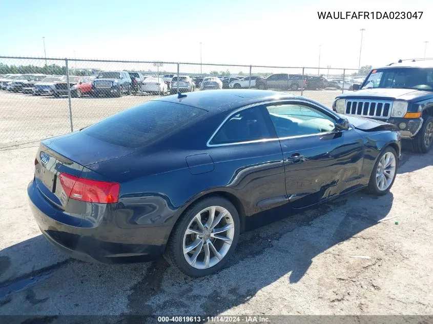 2013 Audi A5 2.0T Premium VIN: WAULFAFR1DA023047 Lot: 40819613