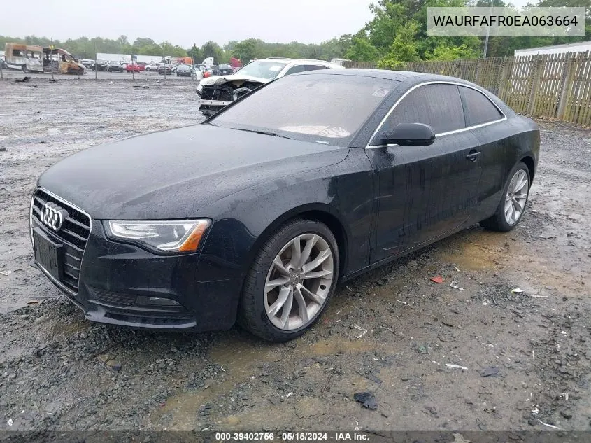 WAURFAFR0EA063664 2014 Audi A5 2.0T Premium