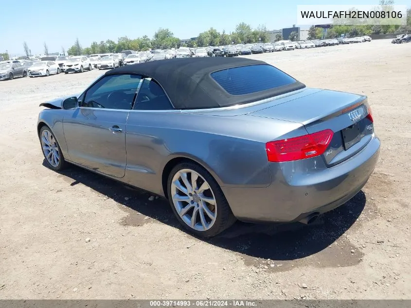 WAULFAFH2EN008106 2014 Audi A5 2.0T Premium