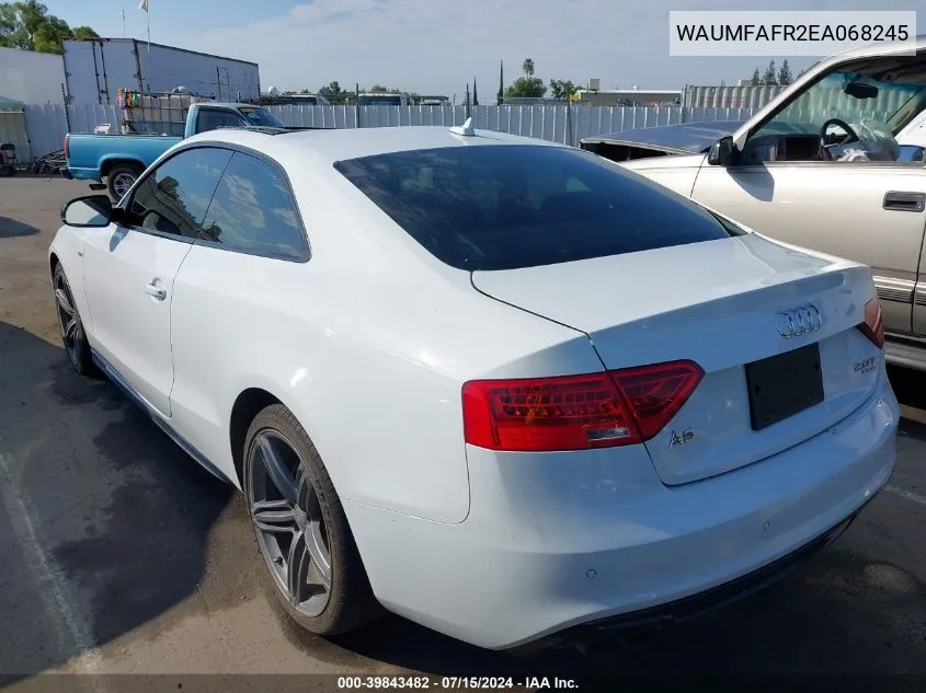 WAUMFAFR2EA068245 2014 Audi A5 2.0T Premium