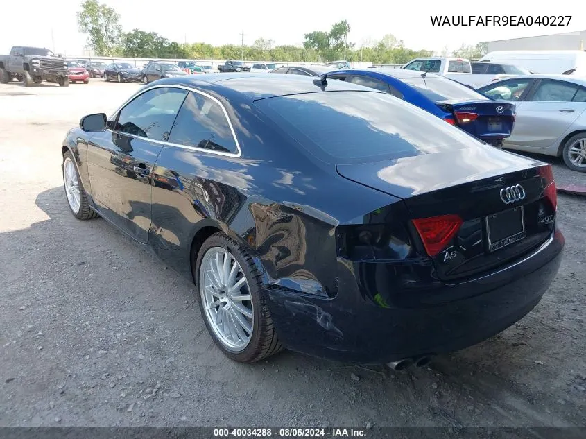 WAULFAFR9EA040227 2014 Audi A5 2.0T Premium