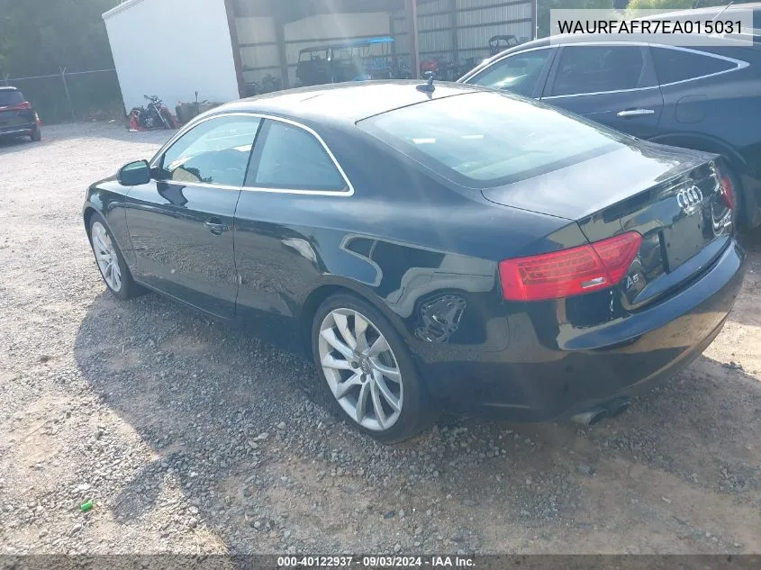 2014 Audi A5 2.0T Premium VIN: WAURFAFR7EA015031 Lot: 40122937