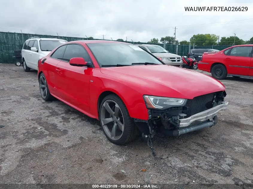 WAUWFAFR7EA026629 2014 Audi A5 2.0T Premium