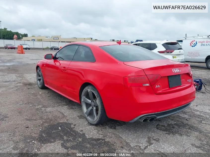 WAUWFAFR7EA026629 2014 Audi A5 2.0T Premium