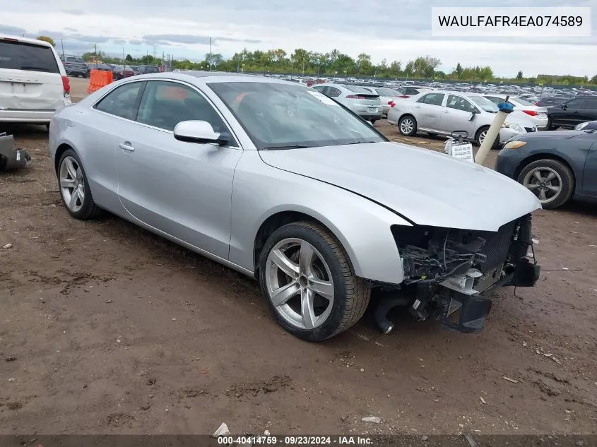 WAULFAFR4EA074589 2014 Audi A5 2.0T Premium