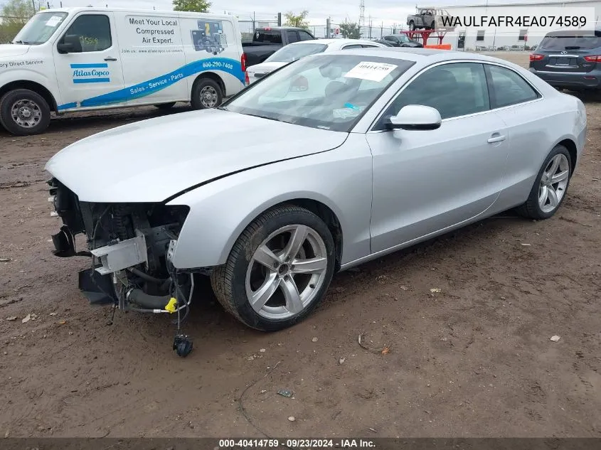 WAULFAFR4EA074589 2014 Audi A5 2.0T Premium