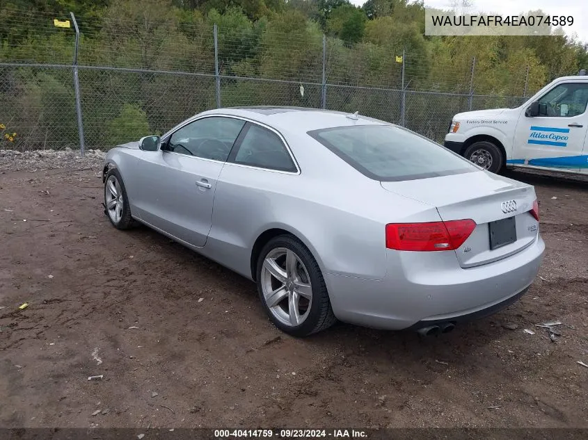 WAULFAFR4EA074589 2014 Audi A5 2.0T Premium