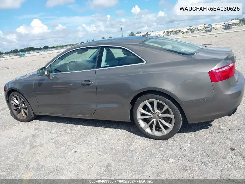 2014 Audi A5 2.0T Premium VIN: WAUCFAFR6EA030626 Lot: 40469968