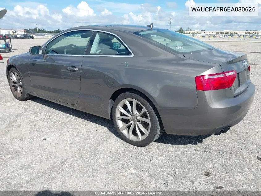 WAUCFAFR6EA030626 2014 Audi A5 2.0T Premium