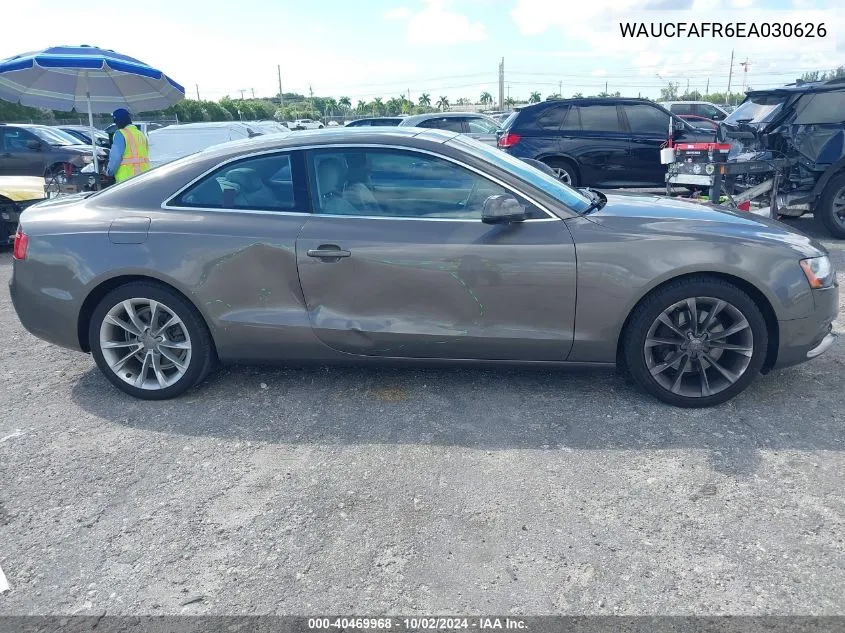 2014 Audi A5 2.0T Premium VIN: WAUCFAFR6EA030626 Lot: 40469968