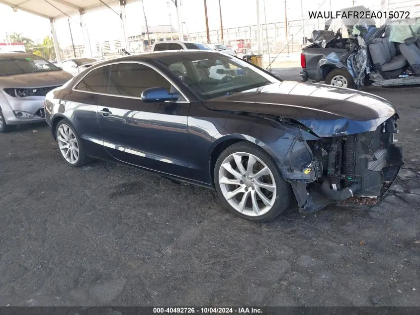 WAULFAFR2EA015072 2014 Audi A5 2.0T Premium