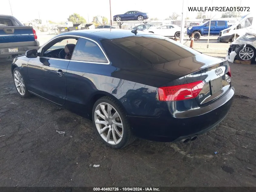 WAULFAFR2EA015072 2014 Audi A5 2.0T Premium