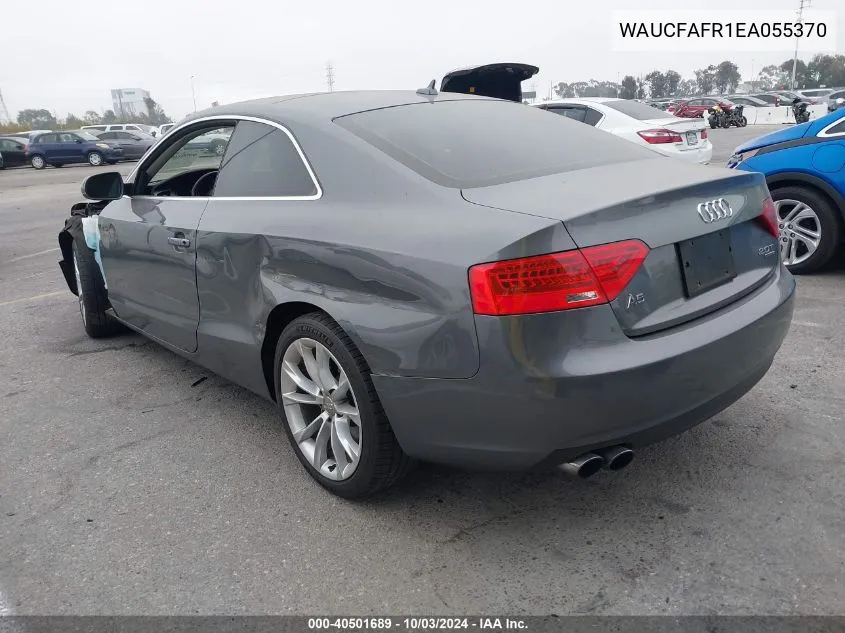 WAUCFAFR1EA055370 2014 Audi A5 2.0T Premium