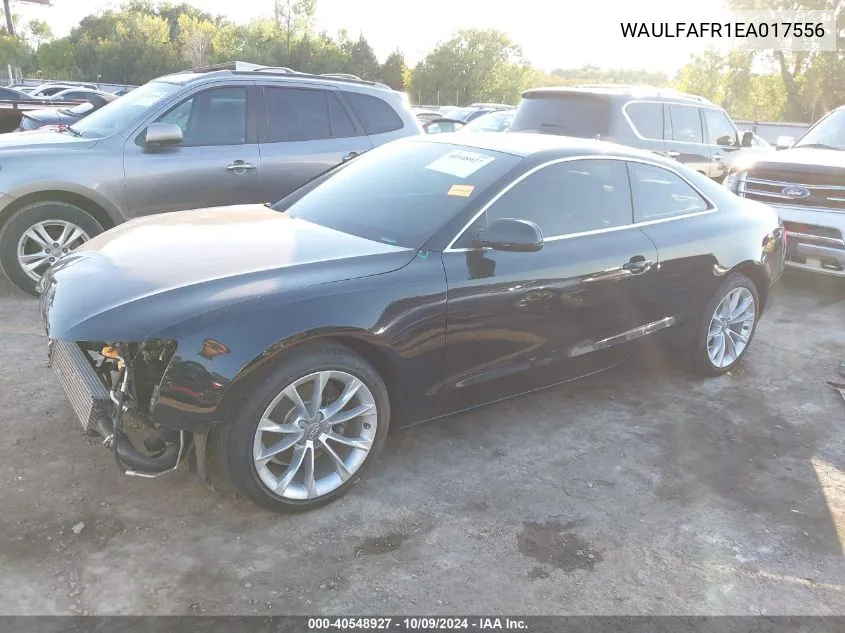 2014 Audi A5 2.0T Premium VIN: WAULFAFR1EA017556 Lot: 40548927