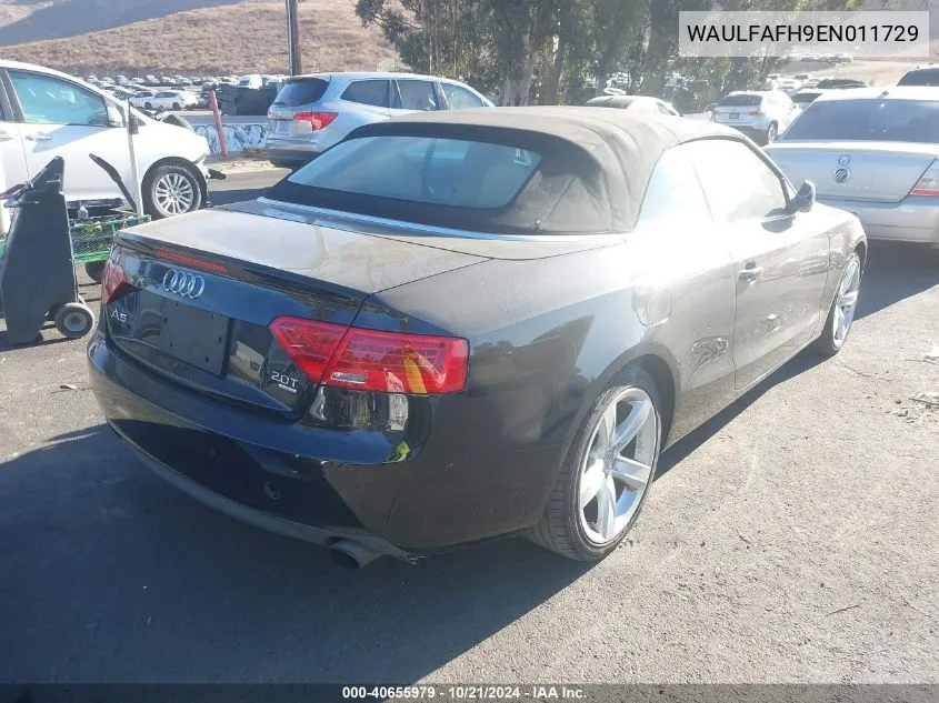 WAULFAFH9EN011729 2014 Audi A5 2.0T Premium