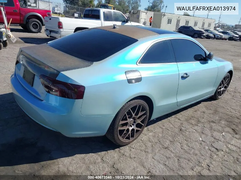 WAULFAFRXEA013974 2014 Audi A5 2.0T Premium