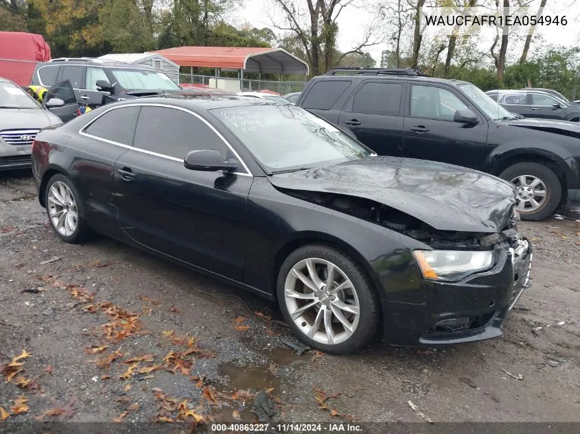 2014 Audi A5 2.0T Premium VIN: WAUCFAFR1EA054946 Lot: 40863227