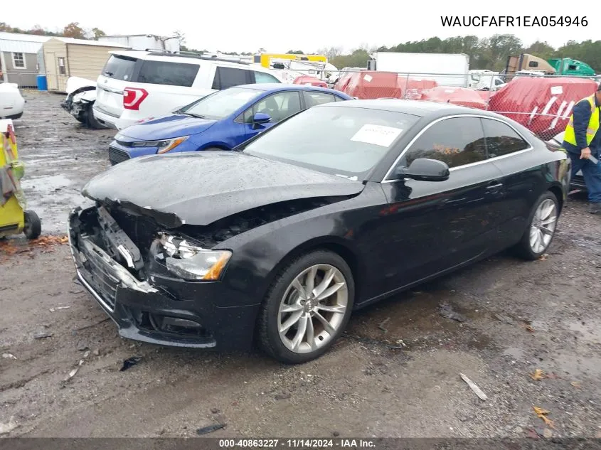 2014 Audi A5 2.0T Premium VIN: WAUCFAFR1EA054946 Lot: 40863227