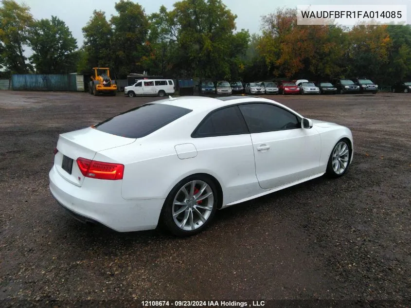 2015 Audi A5 Progressiv VIN: WAUDFBFR1FA014085 Lot: 12108674