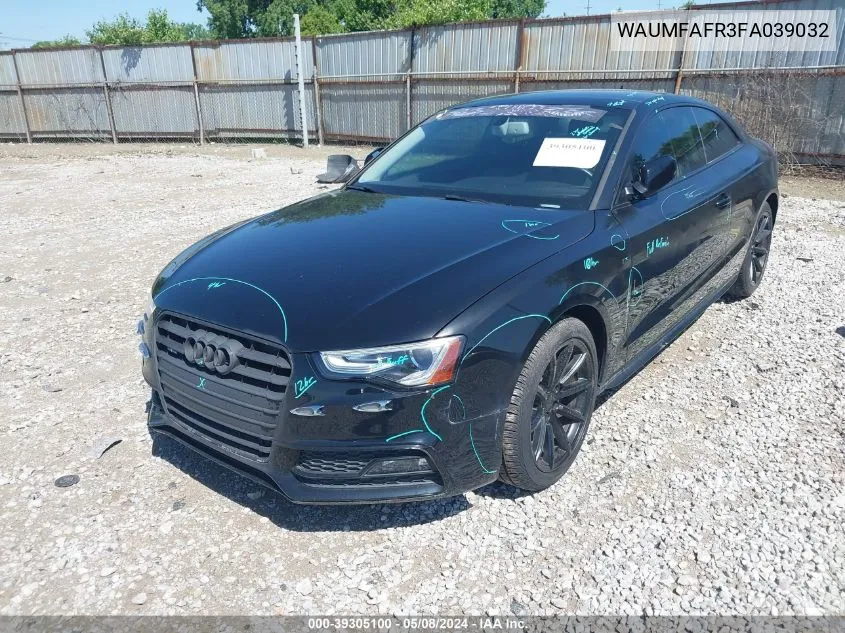 2015 Audi A5 2.0T Premium VIN: WAUMFAFR3FA039032 Lot: 39305100