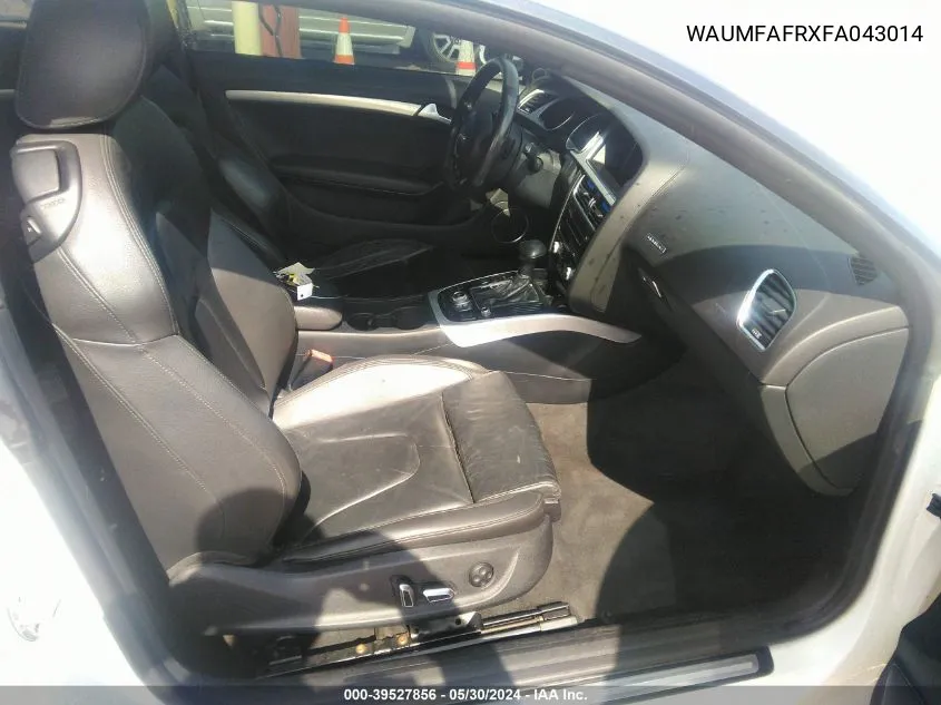 WAUMFAFRXFA043014 2015 Audi A5 2.0T Premium