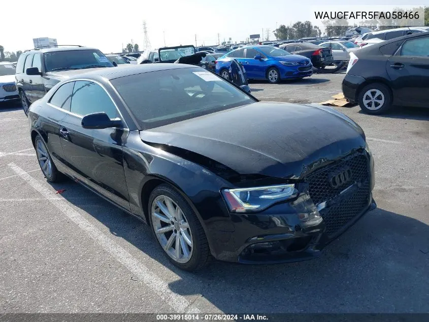 WAUCFAFR5FA058466 2015 Audi A5 2.0T Premium