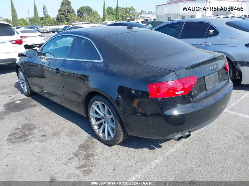 WAUCFAFR5FA058466 2015 Audi A5 2.0T Premium