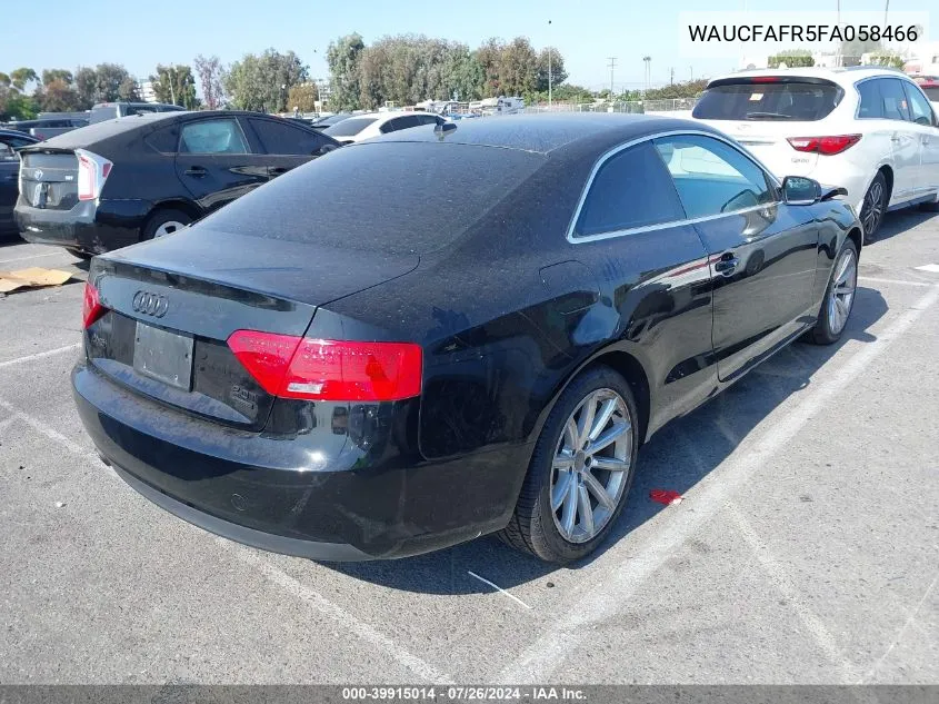 WAUCFAFR5FA058466 2015 Audi A5 2.0T Premium