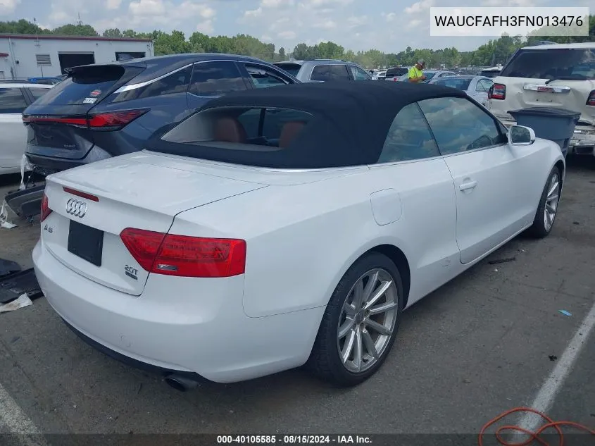 WAUCFAFH3FN013476 2015 Audi A5 2.0T Premium