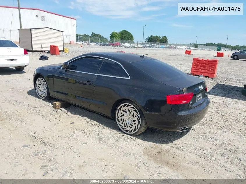 WAUCFAFR7FA001475 2015 Audi A5 2.0T Premium