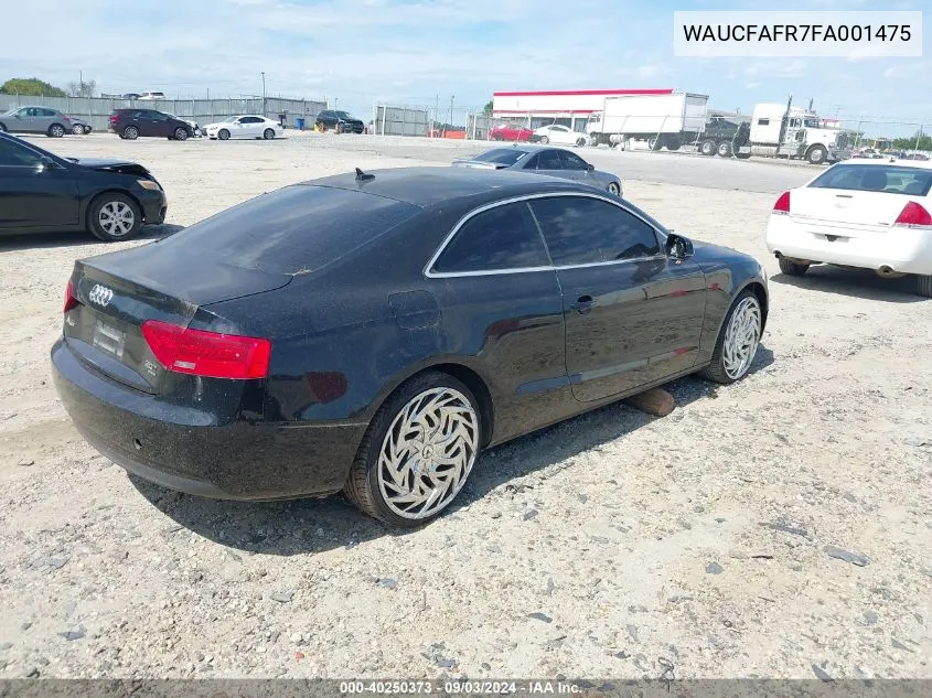 WAUCFAFR7FA001475 2015 Audi A5 2.0T Premium