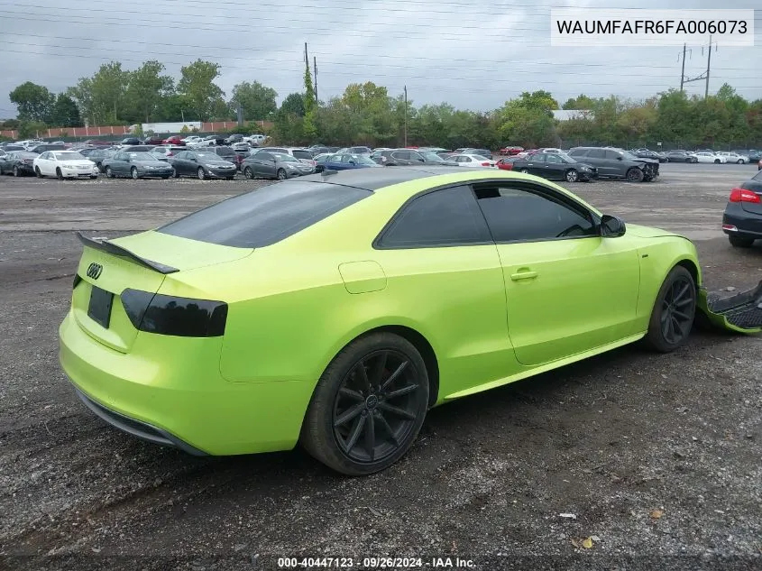 WAUMFAFR6FA006073 2015 Audi A5 2.0T Premium