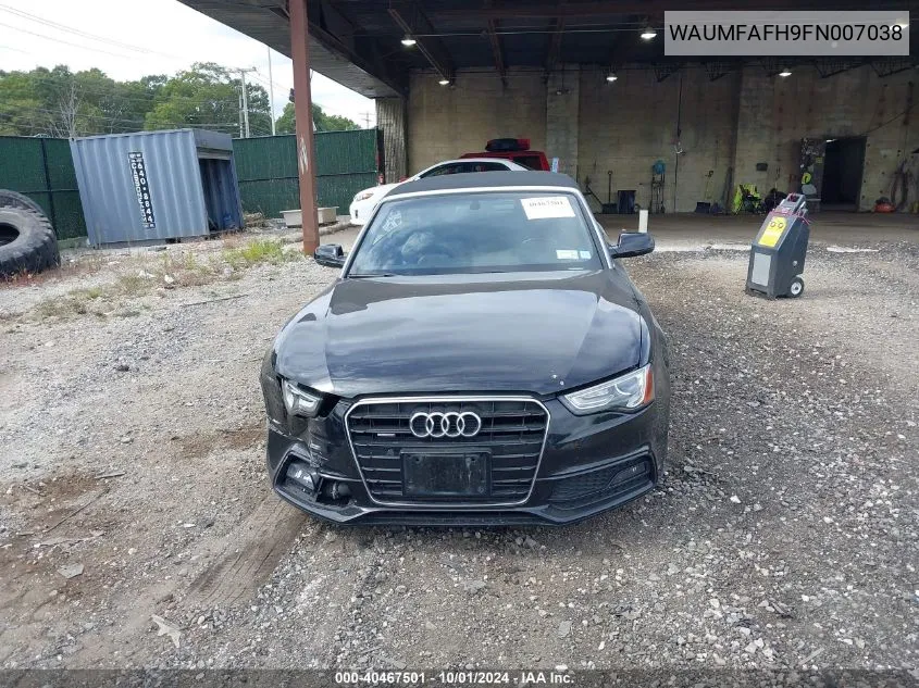 WAUMFAFH9FN007038 2015 Audi A5 Premium Plus